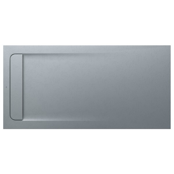 Roca Aquos brodzik prostokątny kompozytowy 80x160 cm szary cement AP60164032001300
