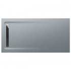Roca Aquos brodzik prostokątny kompozytowy 80x160 cm szary cement AP60164032001300