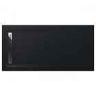Roca Aquos brodzik prostokątny kompozytowy 80x160 cm czarny AP60164032001400