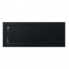 Roca Aquos brodzik prostokątny kompozytowy 80x180 cm czarny AP60170832001400