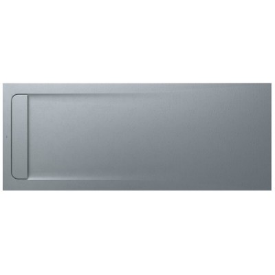 Roca Aquos brodzik prostokątny kompozytowy 80x200 cm szary cement AP6017D032001300