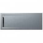 Roca Aquos brodzik prostokątny kompozytowy 80x200 cm szary cement AP6017D032001300