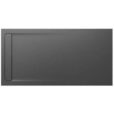 Roca Aquos brodzik prostokątny kompozytowy 100x200 cm szary łupek AP6017D03E801200