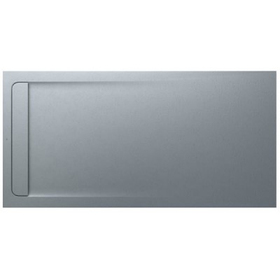 Roca Aquos brodzik prostokątny kompozytowy 100x200 cm szary cement AP6017D03E801300