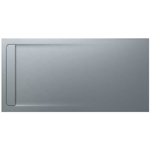 Roca Aquos brodzik prostokątny kompozytowy 100x200 cm szary cement AP6017D03E801300