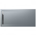 Roca Aquos brodzik prostokątny kompozytowy 100x200 cm szary cement AP6017D03E801300
