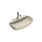 Catalano Green Lux umywalka wpuszczana 65x42 cm szary beż mat 165GRLXNGS