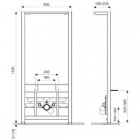 Blue stelaż podtynkowy do bidetu B061201003