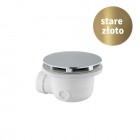 Vicario syfon brodzikowy 90 mm stare złoto 836BR