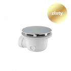 Vicario syfon brodzikowy 90 mm złoty 863ZŁ