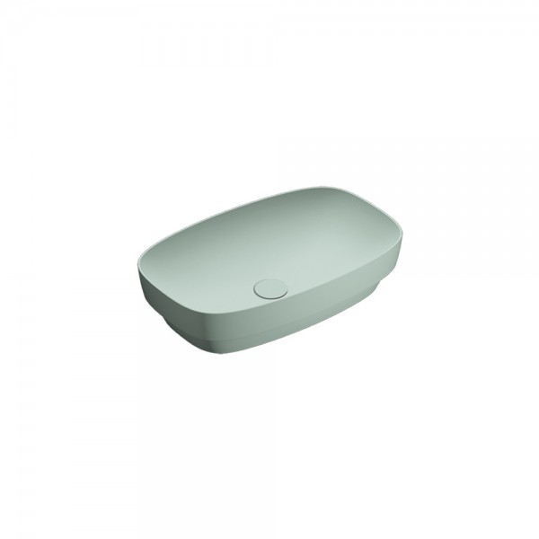 Catalano Green Lux umywalka wpuszczana 60x38 cm zielony mat 160AGRLXVS