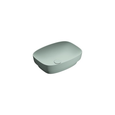 Catalano Green Lux umywalka wpuszczana 50x38 cm zielony mat 150AGRLXVS