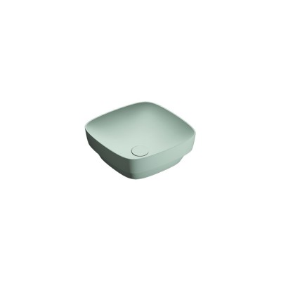 Catalano Green Lux umywalka wpuszczana 40x40 cm zielony mat 140AGRLXVS