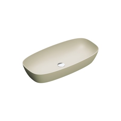 Catalano Green Lux umywalka nablatowa 80x40 cm szary beż mat 180APGRLXGS