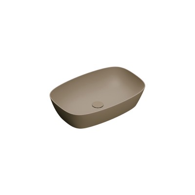 Catalano Green Lux umywalka nablatowa 60 cm brąz mat 160APGRLXMS