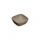 Catalano Green Lux umywalka nablatowa 40x40 cm brąz mat 140APGRLXMS