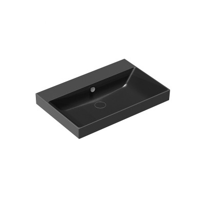 Catalano Zero umywalka 75x50 cm czarny mat 175ZPNS