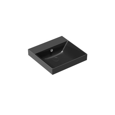 Catalano Zero umywalka 50x50 cm czarny mat 150ZPNS