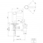 Steinberg seria 100 bateria umywalkowa z korkiem automatycznym chrom 100 1000