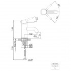 Steinberg seria 100 bateria umywalkowa bez korka automatycznego chrom 100 1010