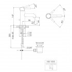 Steinberg seria 100 bateria umywalkowa niska z korkiem automatycznym chrom 100 1055