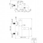 Steinberg seria 100 bateria wannowa chrom 100 1100