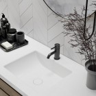 Steinberg seria 100 bateria umywalkowa z korkiem automatycznym czarny mat 100 1000 S