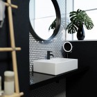 Steinberg seria 100 bateria umywalkowa bez korka automatycznego czarny mat 100 1010 S