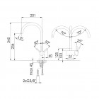 Steinberg seria 100 bateria kuchenna czarny mat 100 1400 S