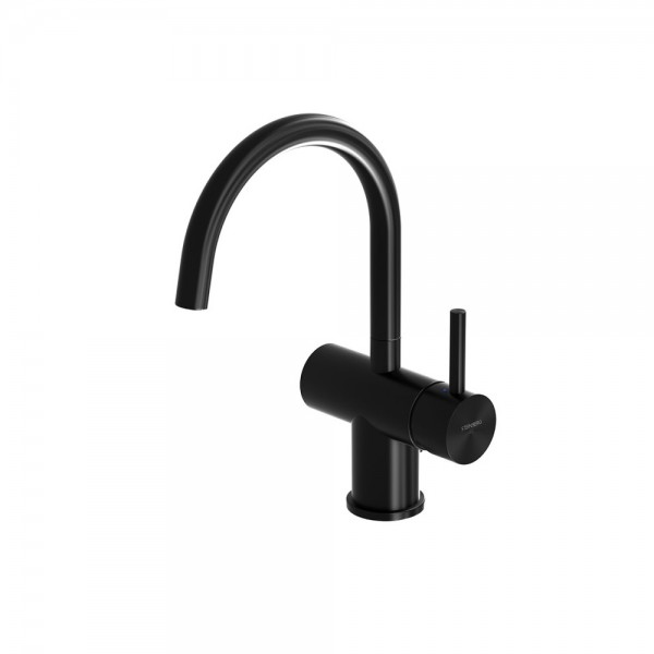 Steinberg seria 100 bateria umywalkowa z korkiem automatycznym czarny mat 100 1500 S