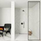 Steinberg seria 100 zestaw wannowy z przyłączem kątowym czarny mat 100 1670 S