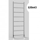 Imers Tioman grzejnik łazienkowy 120x43 cm biały połysk 2612/BIP