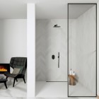 Steinberg seria 100 bateria wannowo-prysznicowa podtynkowa czarny mat 100 2103 S