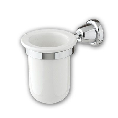 Ivab Cri kubek wiszący ceramiczny chrom CRI03/2