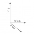 Ivab Cri wieszak na ręcznik 40 cm chrom CRI07