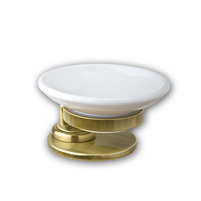 Ivab Cri mydelniczka stojąca ceramiczna stare złoto CRI14/2BR