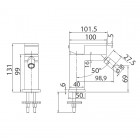 Framo Cinque bateria bidetowa CNQ00303