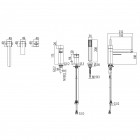 Framo Cinque bateria wannowa 3 otworowa CNQ03000