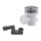 Vicario syfon brodzikowy 50 mm klik klak chrom 1012