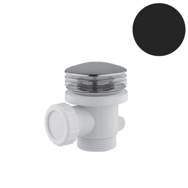 Vicario syfon brodzikowy 50 mm klik klak czarny mat 1012CZAR