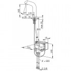 Oras Electra bateria elektroniczna umywalkowa z regulatorem temperatury zasilanie 230V 6104