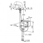 Oras Electra bateria elektroniczna umywalkowa z regulatorem temperatury zasilanie 230V 6110