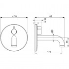 Oras Electra bateria elektroniczna umywalkowa z regulatorem temperatury zasilanie 12V 6623C