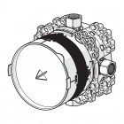 Oras Bluebox korpus podtynkowy 1/2" do baterii wannowo-prysznicowej 2080