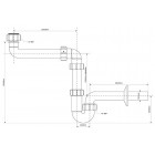 McAlpine syfon rurowy biały HC4PF-32SPS