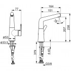 Oras Inspera bateria umywalkowa bez korka 3006F