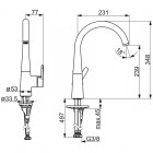 Oras Inspera bateria kuchenna 3030F