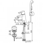 Oras Cubista zestaw Bidette 2808F