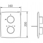 Oras Inspera bateria prysznicowa termostatyczna podtynkowa 2887
