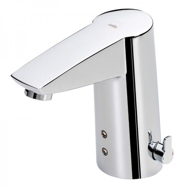 Oras Cubista bateria elektroniczna umywalkowa z regulatorem temperatury zasilanie 6V Bluetooth® 2814FZ